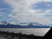 On the road between Anchorage and Seward