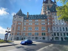 In front of our hotel...Fairmont Chateau Frontenac