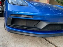 Porsche 718 GTS radiator grille screens https://www.radiatorgrillstore.com/product-page/2017-porsche-718-gts-boxster-and-cayman-front-and-center-radiator-grilles