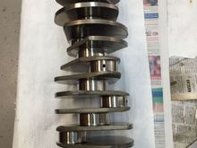 Crankshaft polished and cleaned.