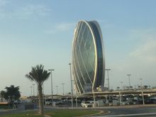 Abu Dahbi, UAE, just before being flipped off by a local in a Maserati for slowing up traffic.