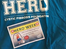 Who's the Cystic Fibrosis Foundation Hero of the a Week?   That would be me!   Thanks to Mayur who is equally deserving and all the smokies for making this an awesome event!