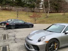 The Dynamic Duo.  E92 M3 Track Car and 991.2 Manual GT3