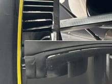 Details of the aero inside the rear wheels to Gasly’s car