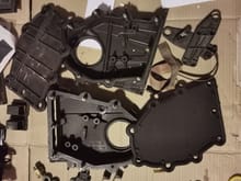 These parts must be magnesium, the overall condition are quite good, in case i would like to restore them to a top condition, what should I do? Vapor blasting, dry ice blasting, and then, painting them withba trasparent layer resistingnto hot