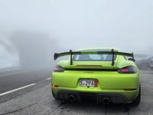 Hoping to leave the fog through the Hochtor tunnel