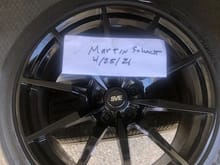 Tire 3 on Mustang wheel