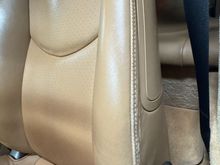 Drivers seat bolster condition