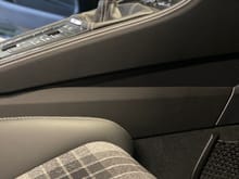 new seat insert fabric, fraser grey (P1 Designs)