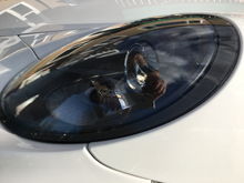 Factory Porsche 991.1 Black Headlight (left side - side view)