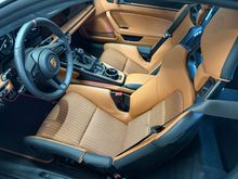 The lHeritage eather covers match perfectly. I have them on both seats.