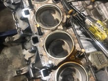 Example of what the cylinder head gasket looked like.