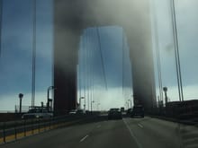 Golden Gate Bridge, heading southbound