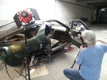 Bernd Kruyt making shots of my car and interior