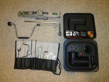 Factory Tool Kit, Jack and Air Compressor   R