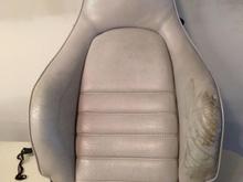 Here is the driver side back. The outside bolster (right in this pic as my car is LHD) was in the worst condition which is understandable as this area gets the most use/abuse over time.