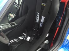 Sparco Evo Seat with BBI harness bar and six way harness