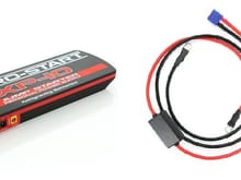 XP-10 Jump Starter shown with Clampless Jump Starter Harness