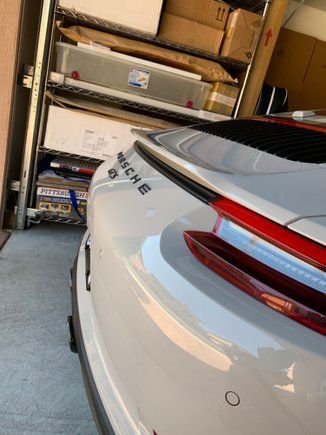 Exterior Body Parts - OEM Sport Design rear spoiler for 991.2 - Used - All Years  All Models - Manhasset, NY 11030, United States