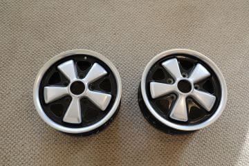 Wheels and Tires/Axles - Pair Fuchs 5.5" x 14" with original finish in excellent condition. Date stamped 271 - Used - 1966 to 1977 Porsche 911 - Glen Allen, VA 23059, United States