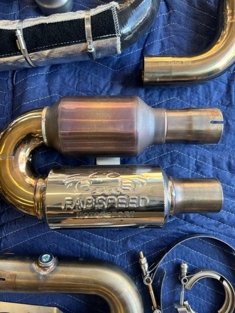 Engine - Exhaust - 993 Fabspeed RSR Exhaust w. Heat & Sport Cats - like new!! $4000+ shipping - Used - 1994 to 1998 Porsche 911 - Fairfield, CT 06880, United States