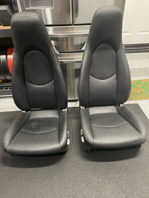 Interior/Upholstery - 997.2 Black Power Heated and Ventilated Comfort Seats - Used - 2009 to 2012 Porsche 911 - Irvine, CA 92612, United States