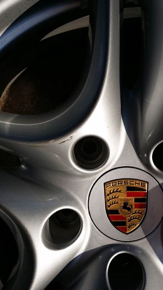 18 Inch Original Porsche Cayenne Turbo II Wheels From a 2009 Rennlist