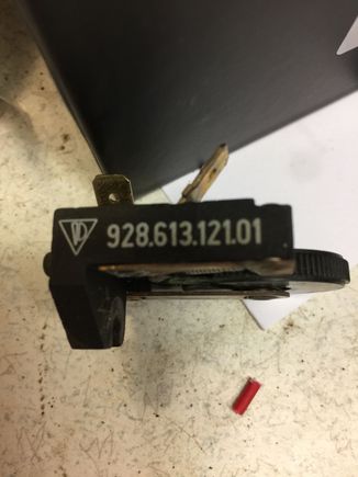 It looks like this. There is one on the right as well that controls wiper delay. 