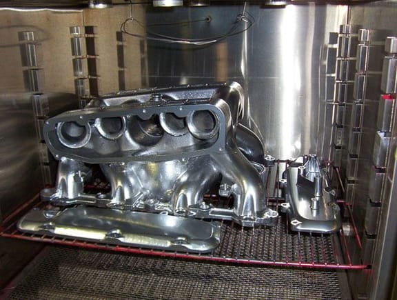 Intake manifold in our oven