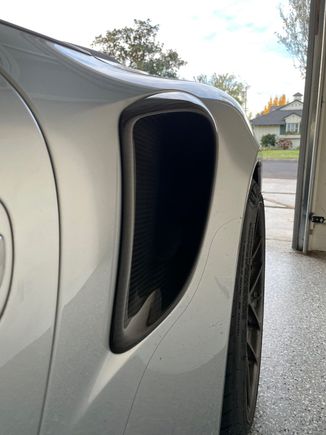 My new vents. The passenger side fitment was a little off. They sent a replacement (goy it about a week ago) and it looks pretty good IMO