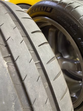 Inner edge front tire #1