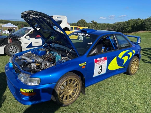 Colin McRae's winning Subi owned by another friend who collects many different Marques
