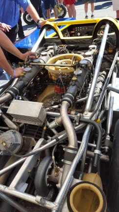 Engine shot of another 9 17 30 mark Donahue clone car