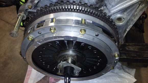 Don't they look awesome when they are nice new and shiny!  Fidanza Lightweight Flywheel...Sachs Clutch....