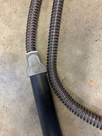 For anyone using a CPAP machine (maybe a few of us here?) here’s a good use for the old hose. In my case I use a ResMed machine and as pictured the rubber end that fits on my mask fits over the vacuum cleaner hose nicely. Home Depot sells the small fittings on the other end for those tight spots. Because of the hose size the suction isn’t as good but it will grab the small stuff. I also used it to get all the small rocks around the suspension while doing brakes up front, they get everywhere!