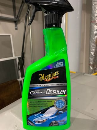 Meguires Ceramic Detailer - works great and is far cheaper than the corresponding product from CarPro