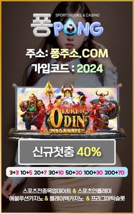 메이저사이트 추천 pong100.com 코드 2024 신규입플 스포츠입플