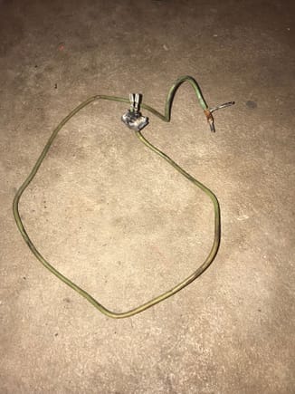 “Green wire” in not the best shape