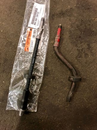 New brake hose vs old
