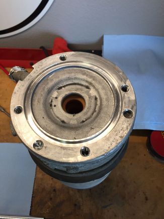 Cleaned up with Dremel wire brush and 800 grit sandpaper.  