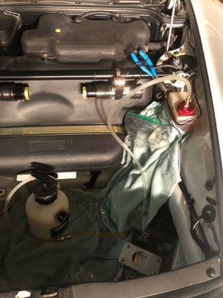 The 993 doesn’t have this issue, it just leaks fluid in the frunk instead. I know there’s a bulletin advising 964 owners to update this,but I prefer the old 964 overflow valve that overflows outside of the car. 