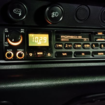 CR-1 AM/FM STEREO WITH IN DASH CASSETTE.