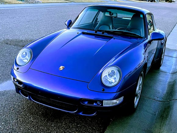 Good, brisk mountain drive followed by a quick wash and shine!