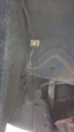 The fuel line in question