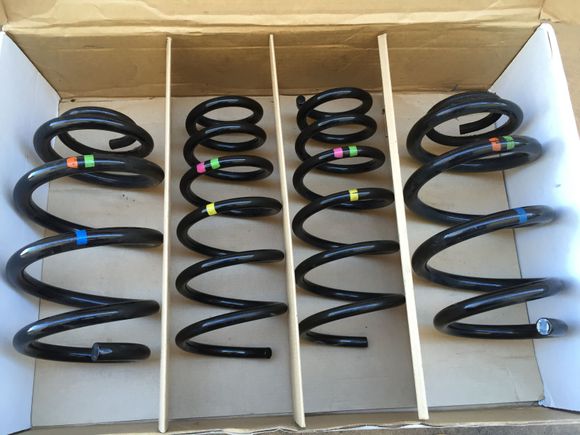 991.1 factory US spec -20 " Sport PASM " springs