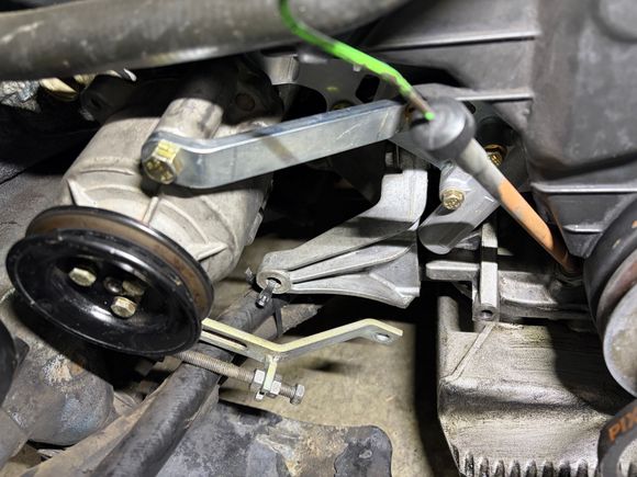 New mount and nowhere to attach bracket