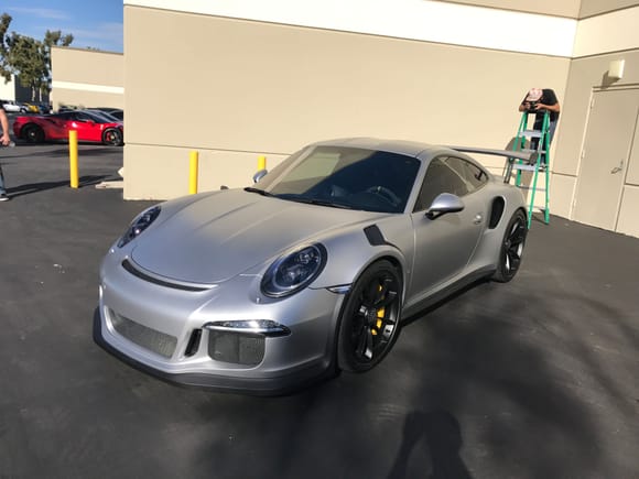 GT3RS wrapped in Xpel Stealth