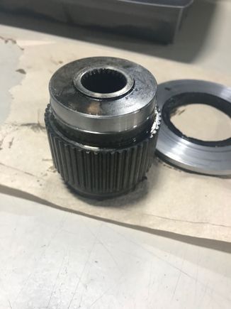 using the old clutch for the spline to retrofit the 997 EMC
