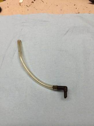 Old battery vent tube.