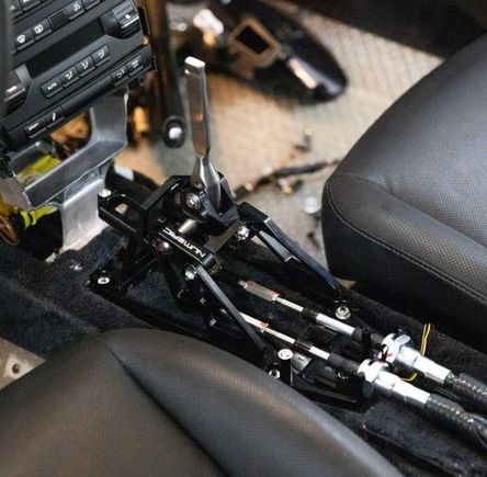 Numeric shifter showing where cables attach. 